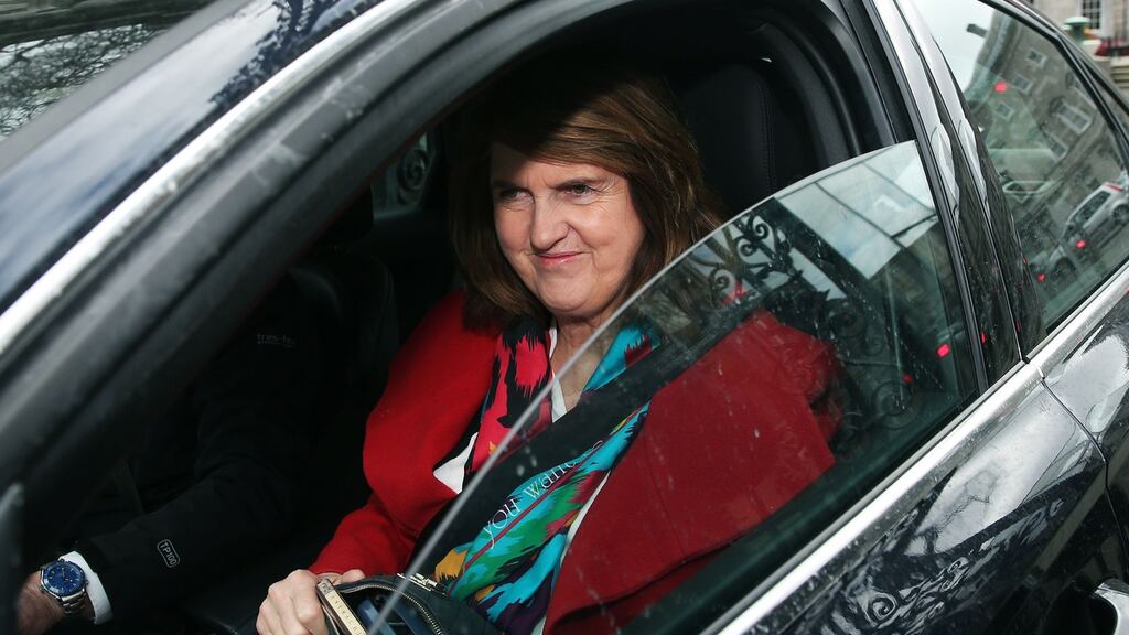 Tánaiste and Labour leader Joan Burton leaving Leinster House, Dublin. File photograph: Brian Lawless/PA Wire