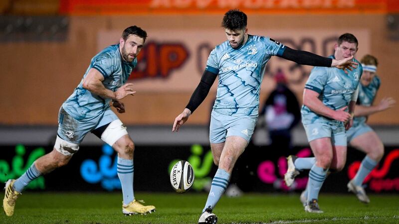 Leinster’s Harry Byrne could be in the frame for the future. Photo: Ryan Hiscott/Inpho