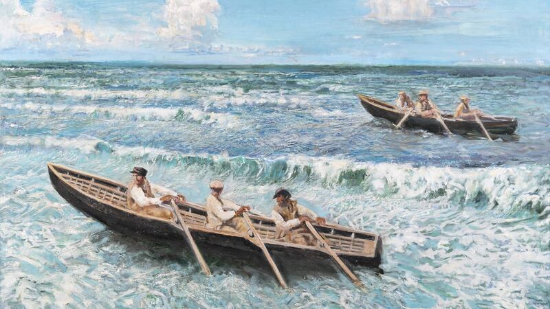 Homeward Bound Seán Keating sold for €76,000 ( €60,000-€80,000) at Adam’s