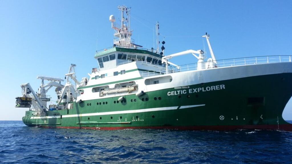 Irish marine research vessel RV Celtic Explorer has been deployed from Newfoundland to map the seafloor between Canada and Ireland.