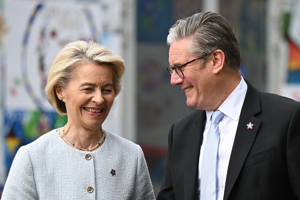 British prime minister Keir Starmer and the president of the European Commission, Ursula von der Leyen: trying to chart a way forward.
(Photo: Leon Neal/PA Wire)
