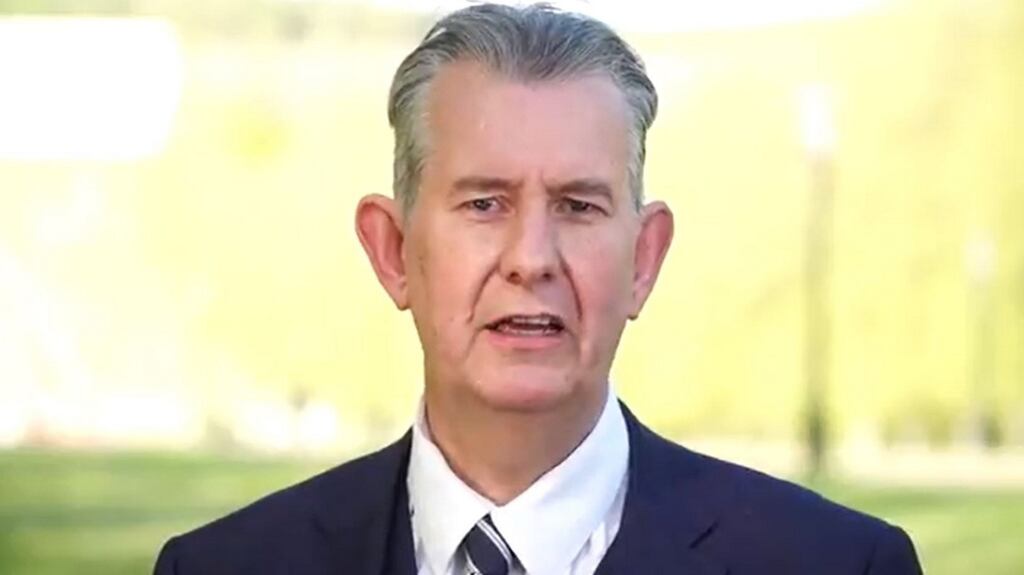 The North’s Minister for Agriculture Edwin Poots, the frontrunner to succeed Arlene Foster as DUP leader, has boycotted a North-South ministerial conference. Handout photograph: Edwin Poots/PA Wire