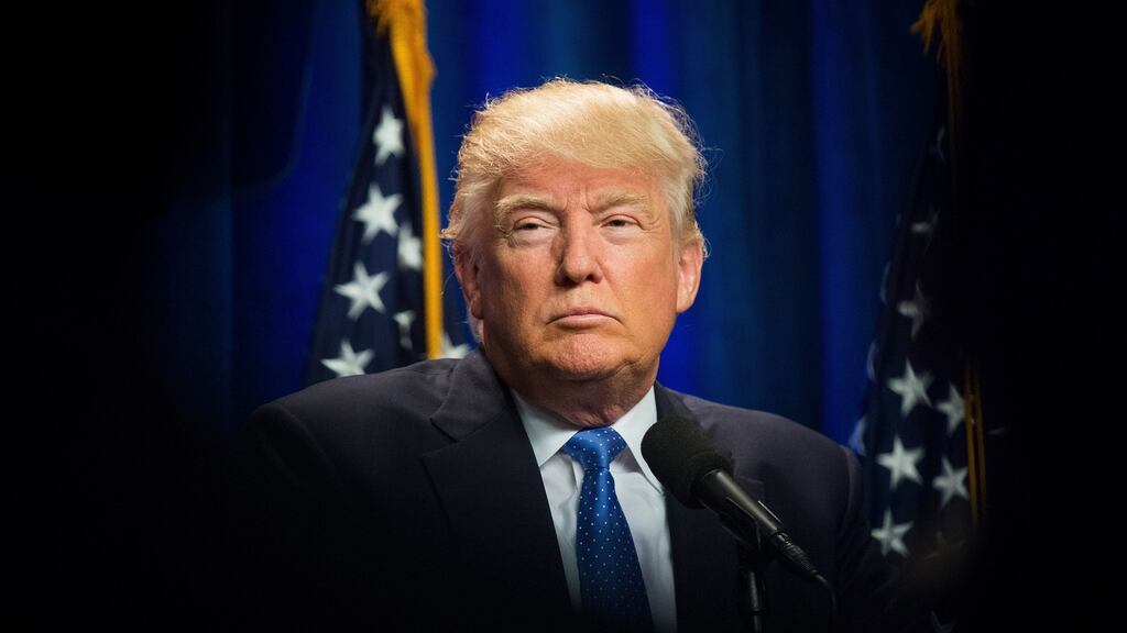 The Democratic National Committee’s computer network was breached by Russian government hackers who gained access to all opposition research on Republican presidential candidate Donald Trump, the committee and security researchers said on Tuesday. Photograph: Damon Winter/The New York Times