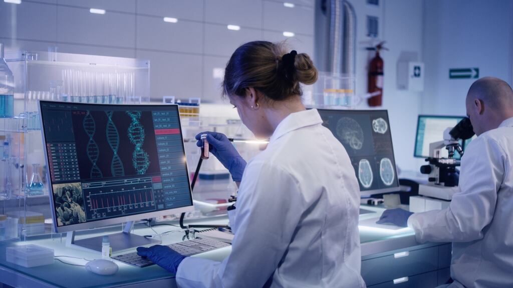 The biopharmaceutical industry, alongside technology, was a major contributor to a corporation tax take of more than €15 billion last year. Photograph: iStock
