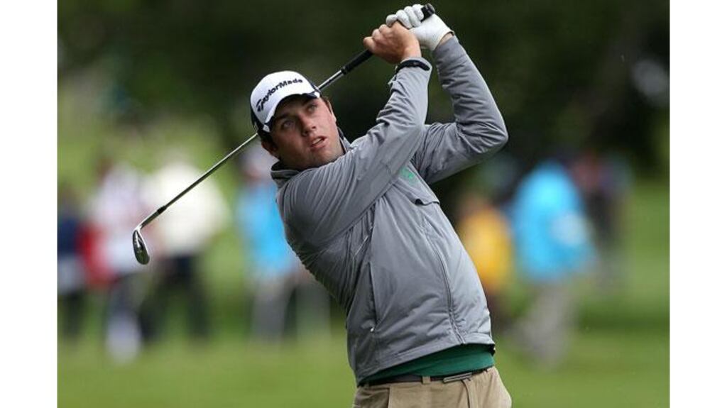 Northern Ireland's Paul Cutler shot 67 to move into contention on the second day of the Irish Open at Killarney Golf and Fishing Club. Photograph: Nick Potts/PA Wire