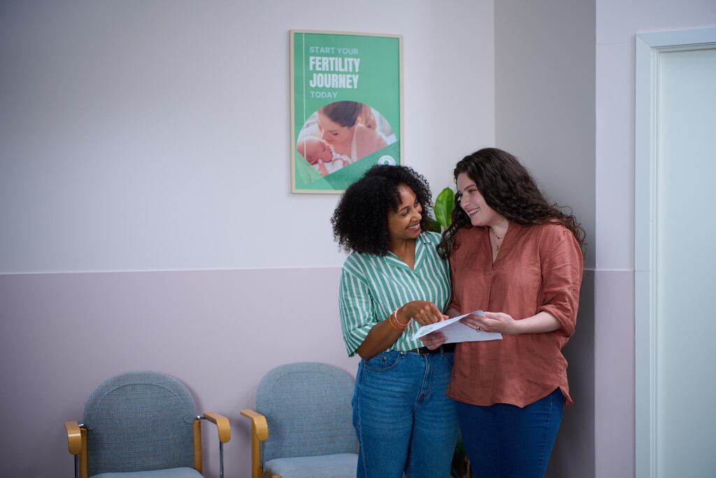 Irish Life’s recent female health campaign, created by Folk Wunderman Thompson, included a same-sex couple. The traditional family structure of mixed-sex parents and children only accounts for 36 per cent of Irish households. Photograph: Folk Wunderman Thompson