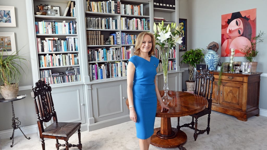 Paula Rowan at home by the sea in Sandymount, Co Dublin. Photograph: Eric Luke