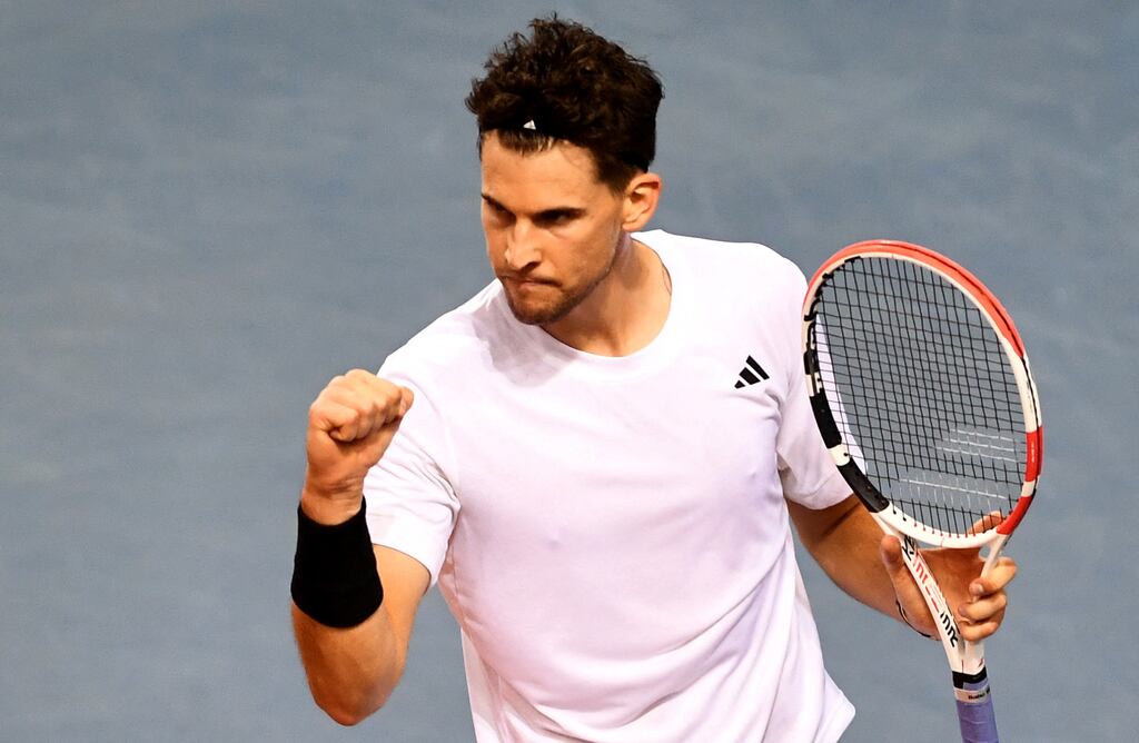 Austria's Dominic Thiem is one of a long line of tennis stars that have come to play for their country on these shores over the decades. Photograph: Denis Lovrovic/Getty Images