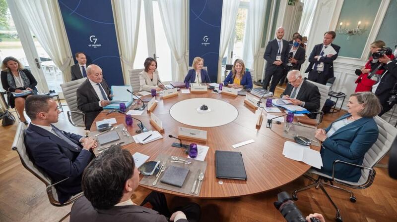 G7 nations called on China not to help Russia, including by undermining international sanctions or justifying Moscow’s actions in Ukraine. Photograph: Georg Wendt/Getty