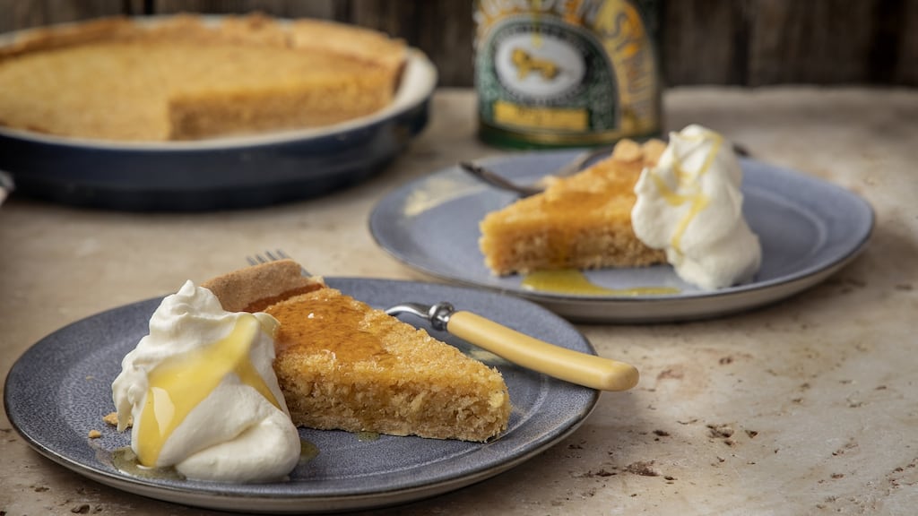 Super rich, but super good: classic treacle tart. Photograph: Harry Weir
