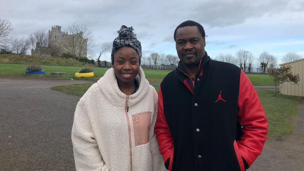 Nicole and Artwell Gani voting in Balbriggan, Co Dublin. Photograph: Jade Wilson