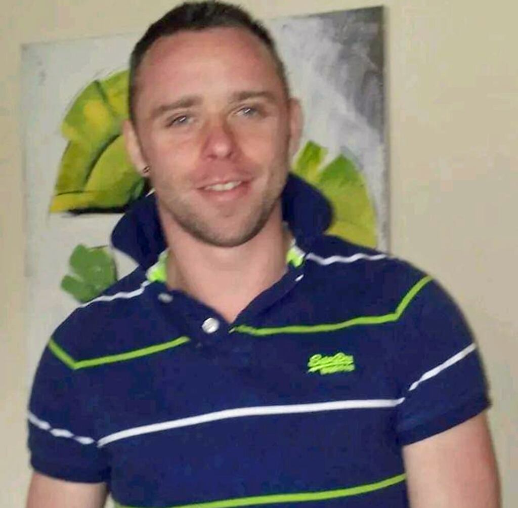 Whitla was shot in an alleyway near his home in Lurgan. Photograph: PSNI