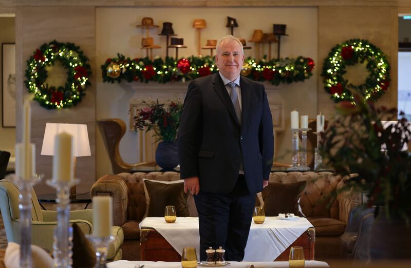 Michael Brennan will have Christmas dinner at home this year. Photograph: Valerie O'Sullivan
