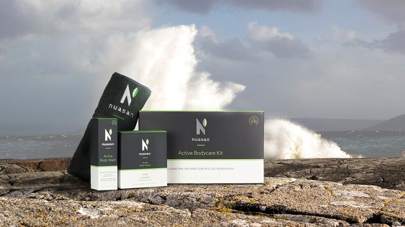 Nuasan Active Skin and Bodycare range, supporting active people.