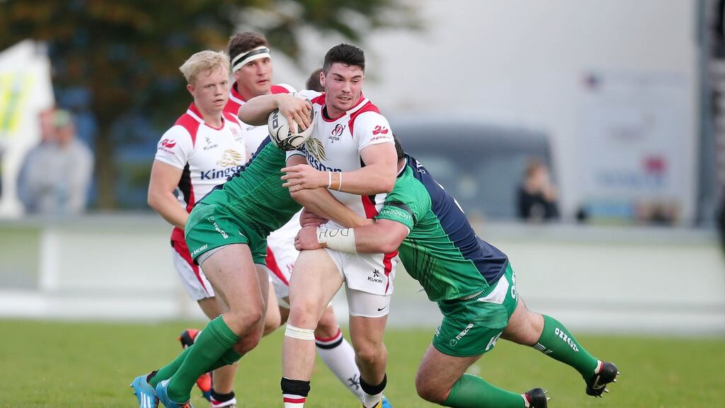 Sam Arnold has been named  at outside centre for Ulster’s clash with Cardiff Blues. Photograph:  Darren Kidd/Inpho/Presseye