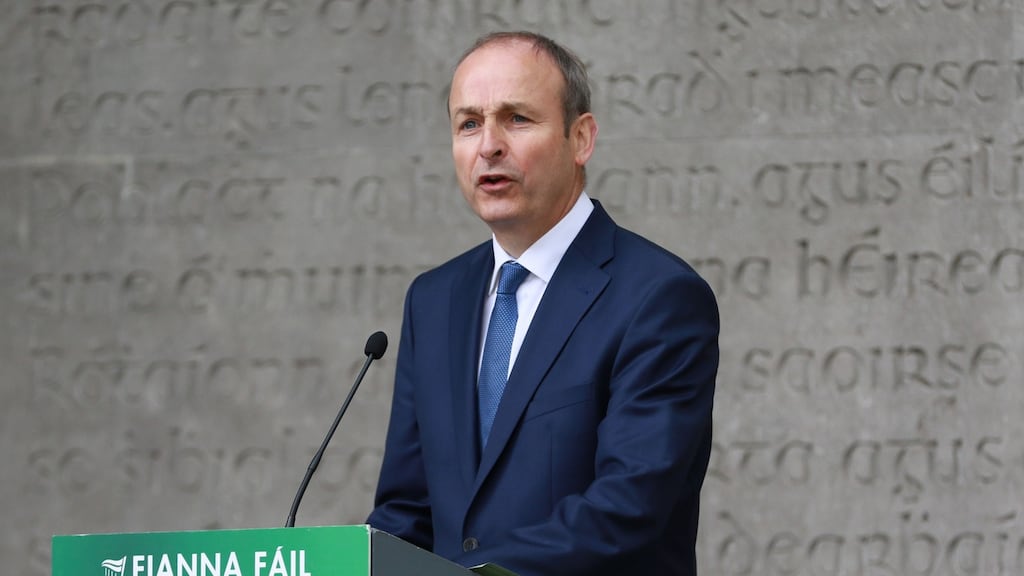 Fianna Fáil leader Micheál Martin: said the rural economy was facing many threats and challenges, not least from Brexit. Photograph Nick Bradshaw