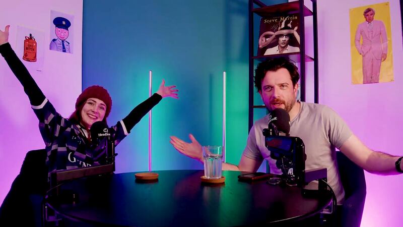 Justine Stafford and Kevin McGahern, co-presenters of The Lovely Show