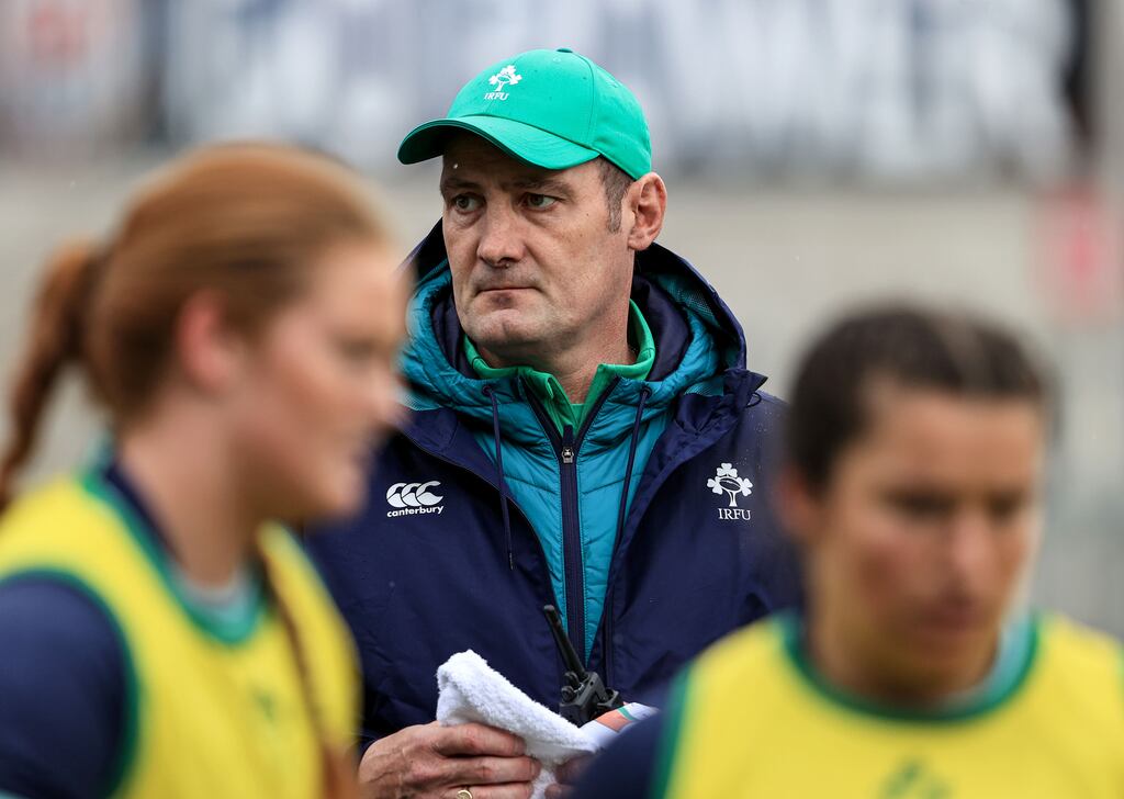 Alex Codling is forwards coach of the Ireland women's team. Photograph: Dan Sheridan/Inpho