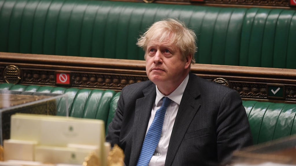 Britain’s prime minister Boris Johnson: “I don’t think there’s anything to see here or to worry about,” he told reporters on Thursday. Photograph: Jessica Taylor/UK Parliament/AFP via Getty Images