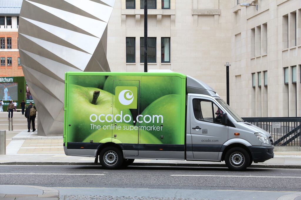 Ocado delivery van
