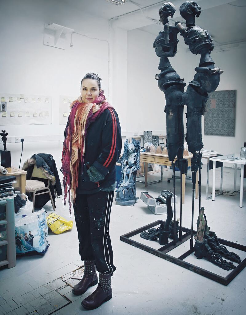 “What Beta is doing with her photographs is saying, ‘look at all the things that you can be’,” says sculptor Úna Kavanagh. Photograph: Beta Bajgart