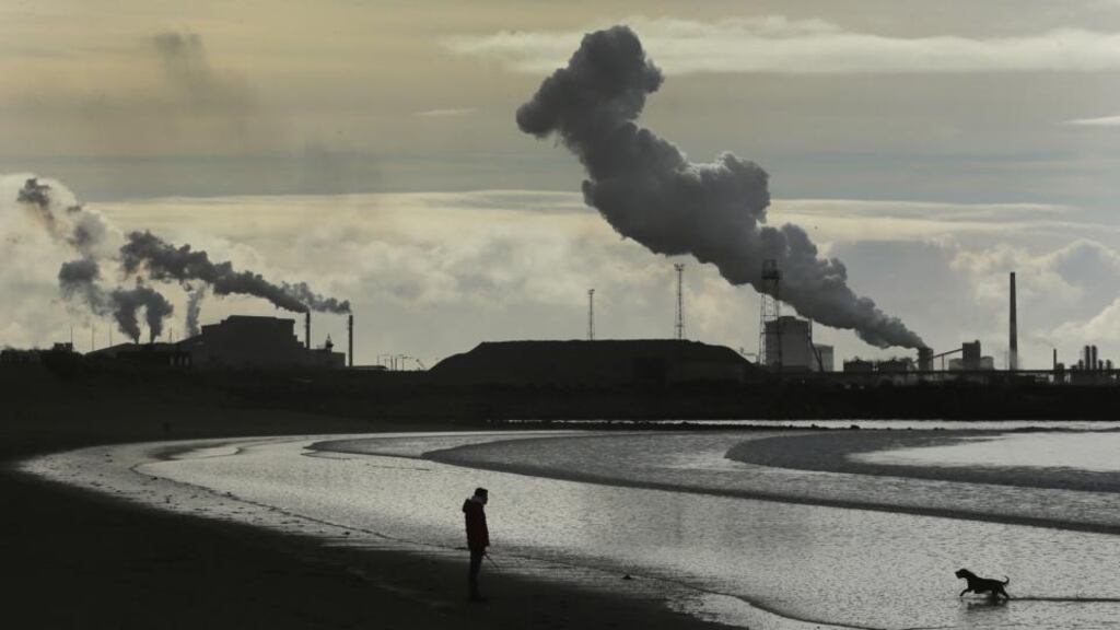 The Tata plant in Port Talbot: it would take £2bn of investment to transform it in to a producer of high-quality steel. Photograph: Christopher Furlong/Getty Images