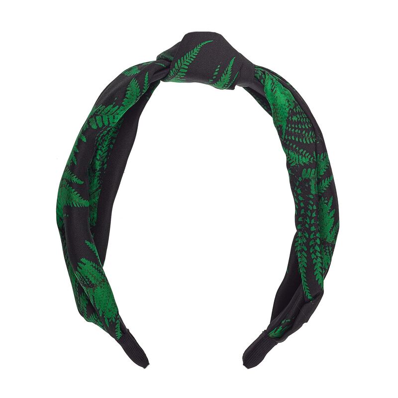 Fern silk headband, €30 at kdk.ie
