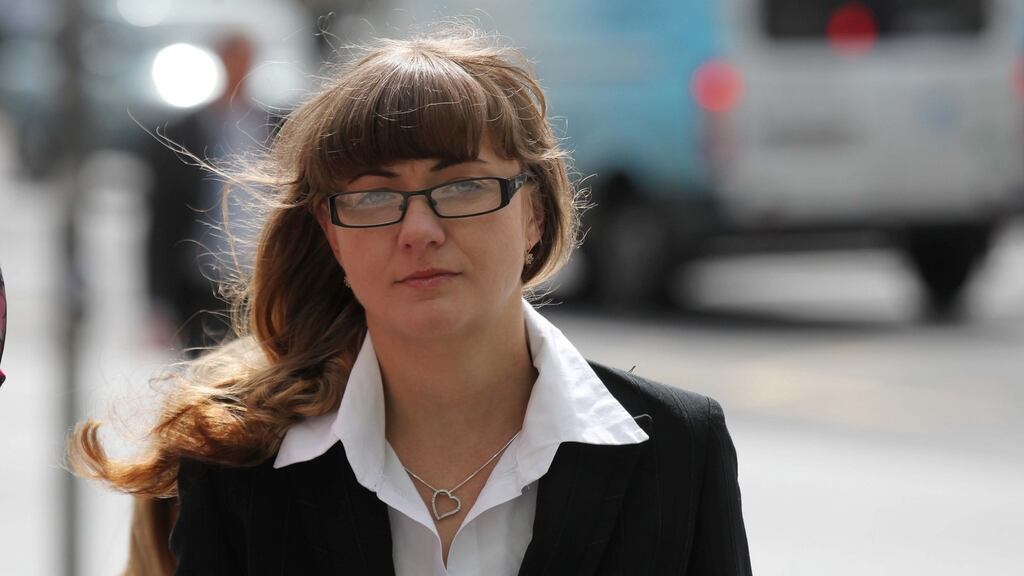 Marta Herda pleaded not guilty to the murder of Csaba Orsos at the South Quay, Arklow in March, 2013. Photograph: Collins Courts