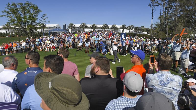 Rory McIlroy tees off during the first round of last year’s tournament. Photo: Stan Badz/PGA TOUR