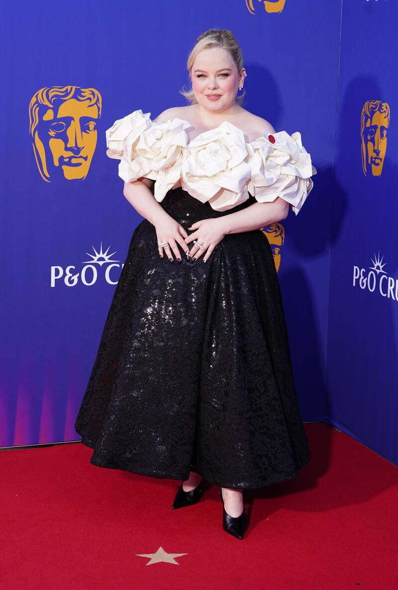 Nicola Coughlan – who was nominated for her role in Channel 4's Big Mood – at the 2025 Bafta TV awards. Photograph: Ian West/PA Wire