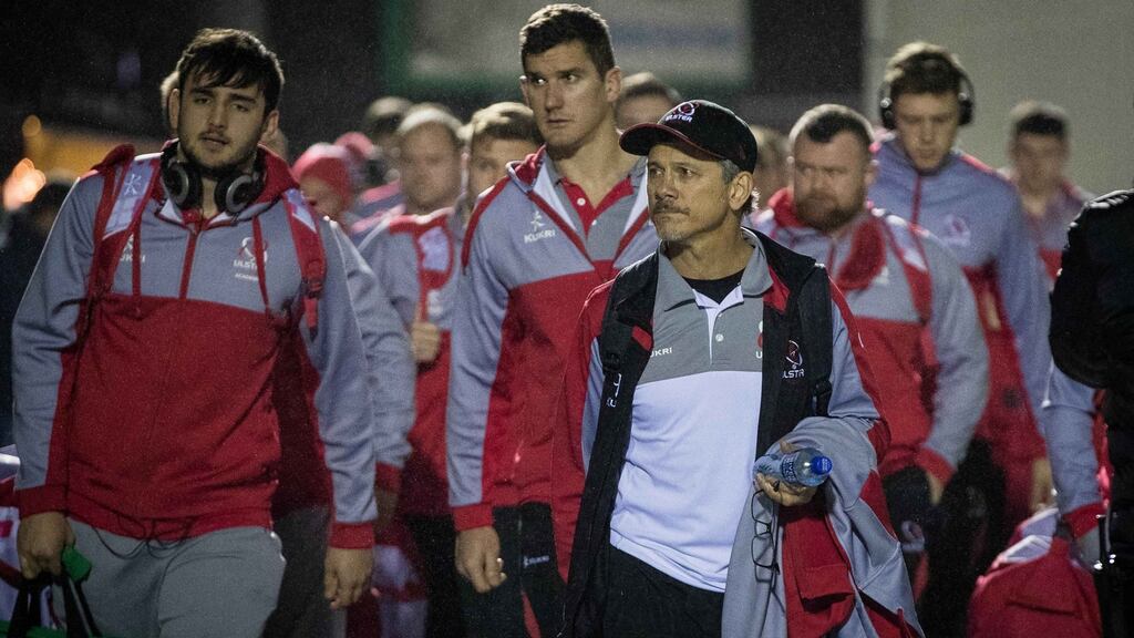 Les Kiss has made a number of changes for Ulster’s New Year’s Day clash with Munster. Photograph: Ryan Byrne/Inpho