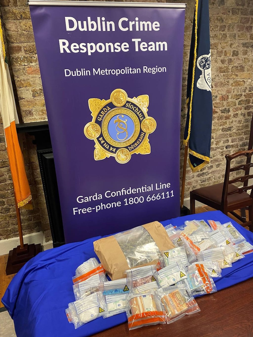 Gardaí allegedly seized €5,500 of various drugs from the accused at Talbot Street and then went to his home and searched his bedroom, where they recovered drugs worth €55,000 and €4,360 in cash.