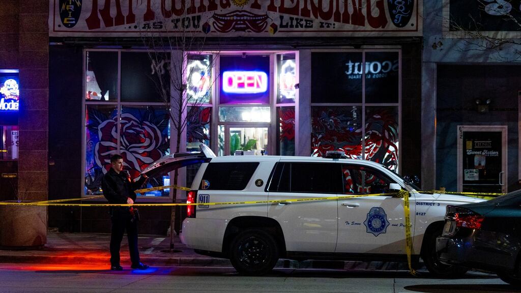 A gunman has killed four people and injured a police officer after opening fire in several locations around the Denver area. Photograph: Michael Ciaglo/Getty