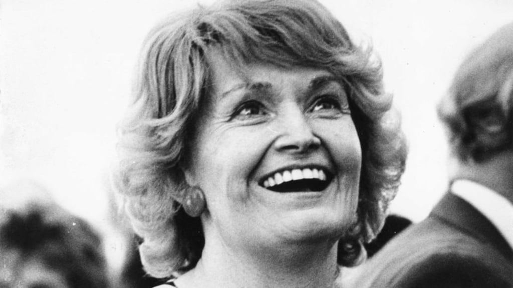 Margaret Heckler: “One hour of talks between Gorbachev and Haughey during a stopover at Shannon airport constitutes the first ever Soviet-Ireland summit”. Photograph: Tom Lawlor