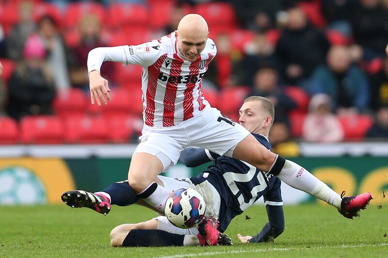 Will Smallbone in Stoke City colours is once again, technically, a Southampton player following a fine season during which he broke into the Republic of Ireland team. File photograph: Getty Images