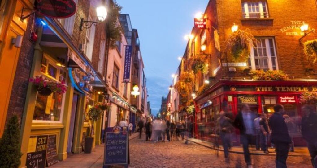 Former taoiseach Charles Haughey once described Temple Bar as ‘a vibrant new living area, providing new jobs and attracting many visitors’.