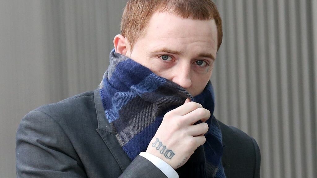 James Connors (29), of Rosemount, Drinagh, Co Wexford convicted of murdering his ex-girlfriend’s partner and sentenced to life. Photograph : Collins Courts