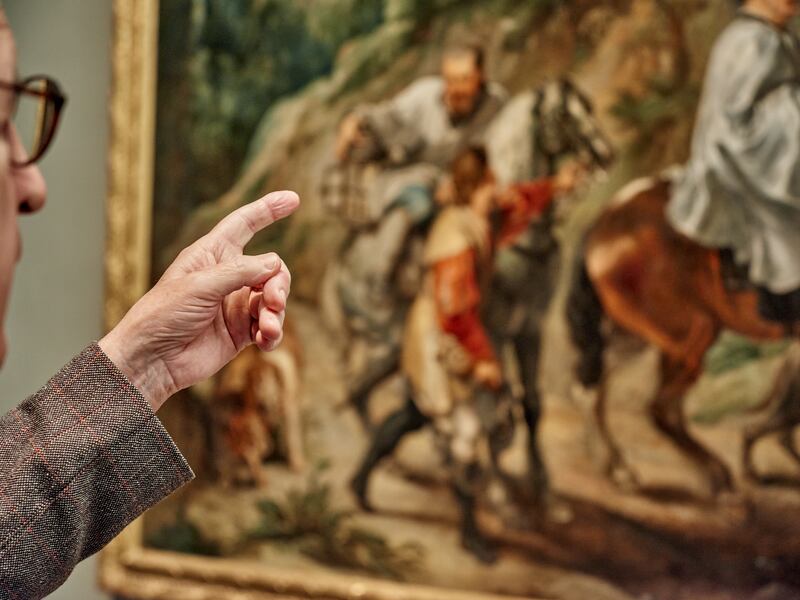 John Banville at the Prado Museum in Madrid. Photograph: Carlos Chavarria/The New York Times