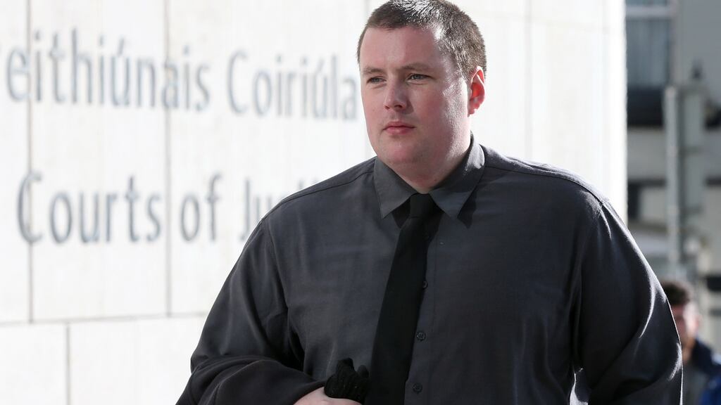 Richard Dekker (30) from Blanchardstown, Dublin, outside the Central Criminal Court in Dublin. Photograph: Collins