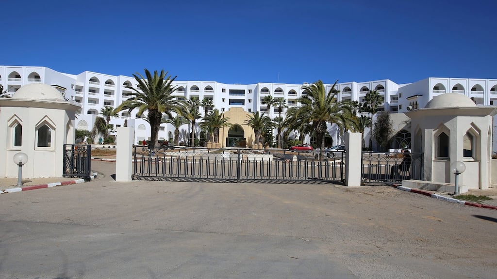 The Imperial Marhaba resort hotel in Sousse, Tunisia. Six hotel security guards have been charged over the 2015 terror attack at the resort. Photograph: Zoubeir Souissi/Reuters