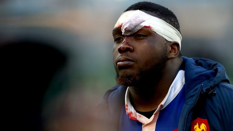 Demba Bamba and France endured a chastening afternoon in Dublin. Photograph: James Crombie/Inpho