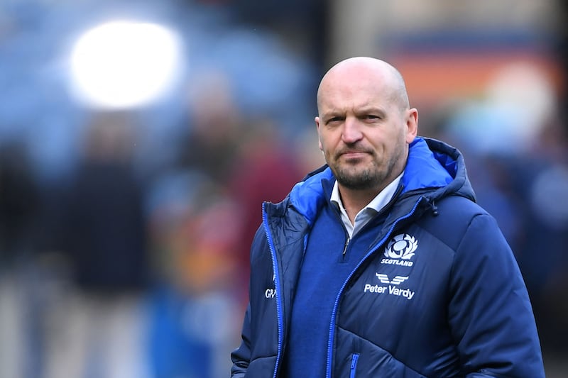 Gregor Townsend and Scotland have improved hugely since the draw was made but still face an exceptionally difficult path to the World Cup final. Photograph: Andy Buchanan/AFP via Getty Images
