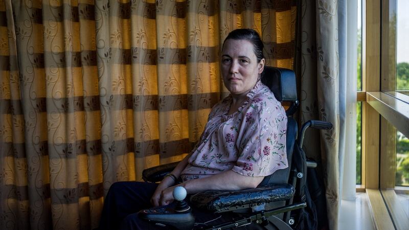 Elizabeth Halton at Knightsbridge care home, Trim, Co Meath. Photograph: James Forde