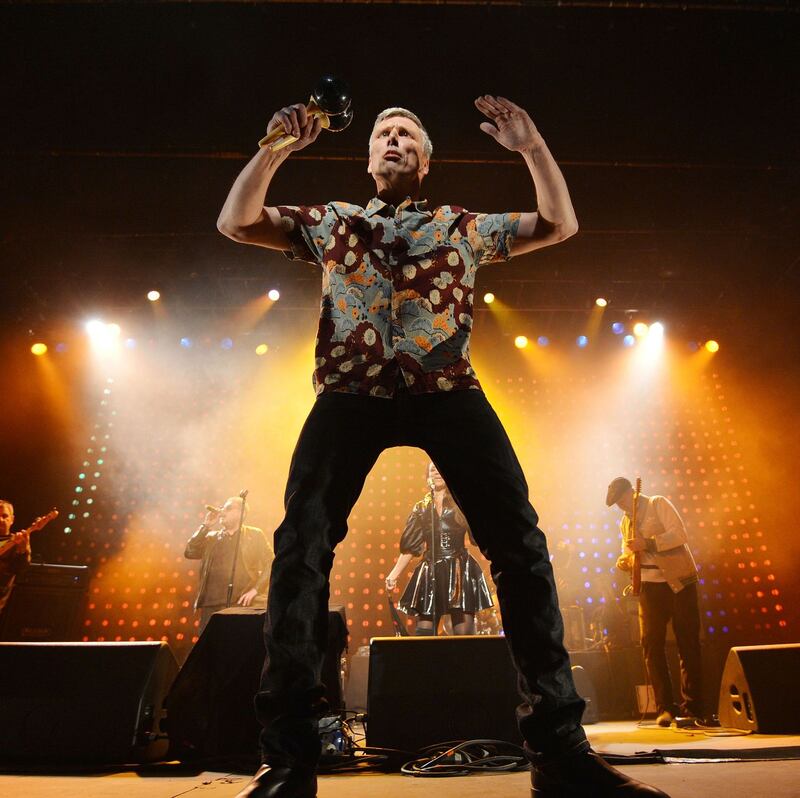 Happy Mondays: the band at the Olympia Theatre in Dublin in 2012. Photograph: Alan Betson