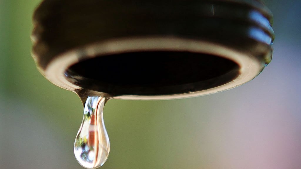 A significant amount of south Dublin is without water on Friday night after a major pipeline burst. Photograph: Bloomberg