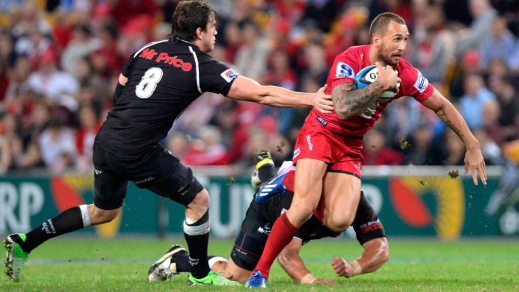 Queensland Reds outhalf Quade Cooper has been omitted from the Australia squad. Photograph: Getty Images