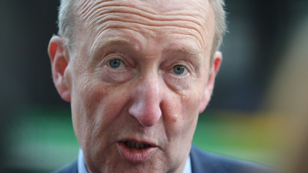 Shane Ross: “The FAI’s reform agenda needs to be strongly led in a manner that allows normality to return to football in Ireland as quickly as possible.” Photograph: Nick Bradshaw