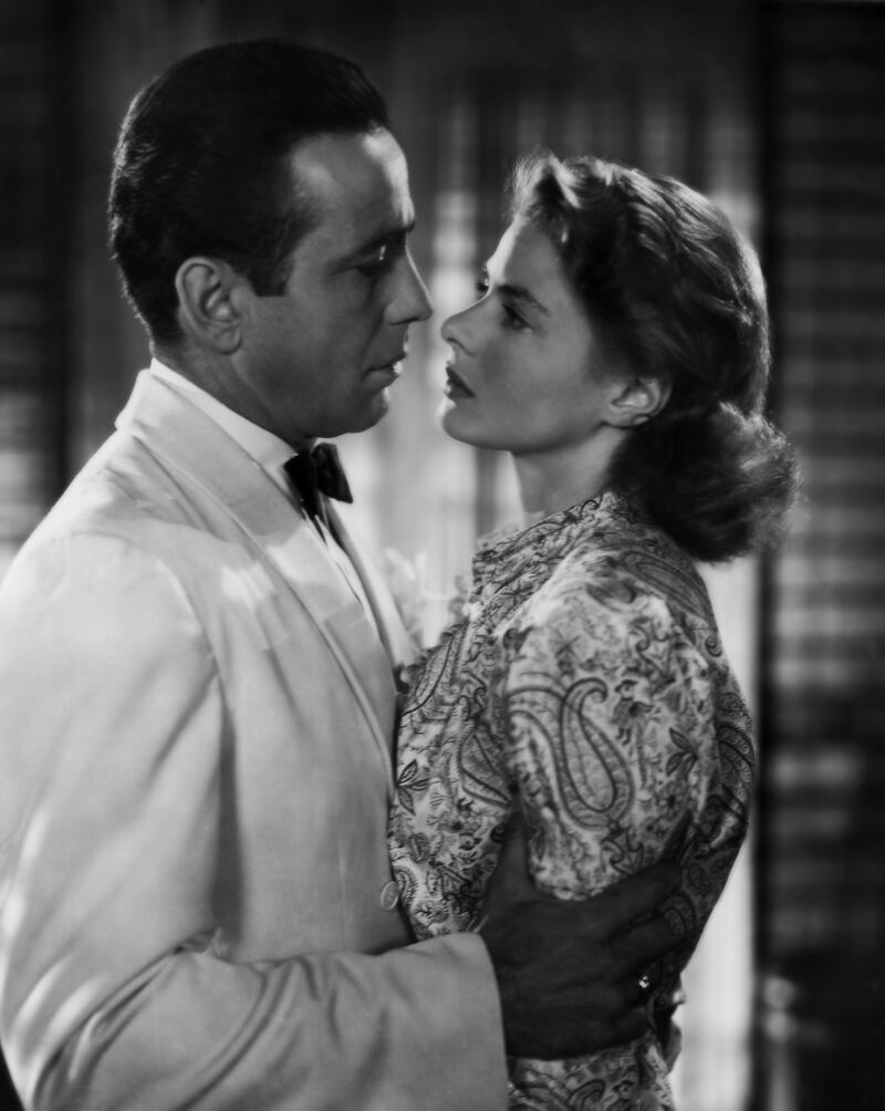 Humphrey Bogart and Ingrid Bergman in Casablanca (1943)