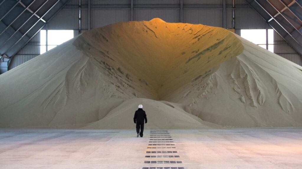 Potash, the Canadian firn, is operating well below full capacity because of weak prices for potash, which is mostly used in fertilisers. Photographer: Andrey Rudakov/Bloomberg