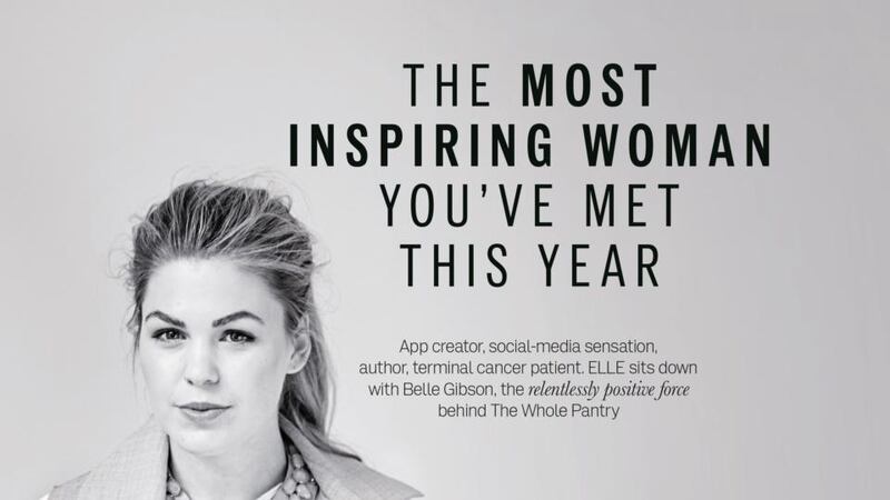 Misled: Elle magazine called Belle Gibson the most inspiring woman of the year